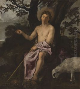 Saint John the Baptist in the Wilderness by Diego Rodriguez de Silva y Velazquez