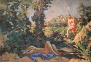 Faune et nymphe by Ker-Xavier Roussel