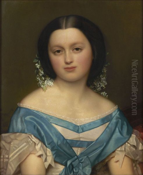 Portret van Henriette Van de Bergh, 19 jaar oud - view 1