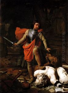 Mars destroying the arts.