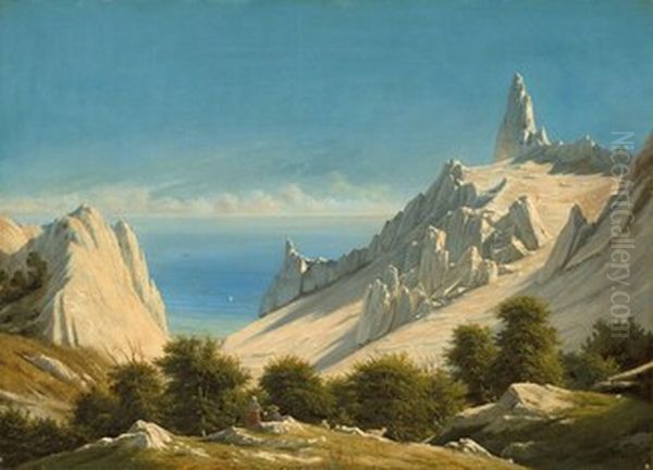 View of Sommerspiret, the Cliffs of Mon - view 1