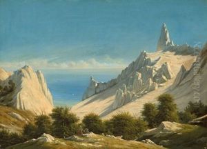View of Sommerspiret, the Cliffs of Mon