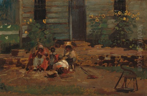Sketch of a Cottage Yard - view 1