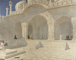 Pearl Mosque, Delhi by Vasily Vereshchagin