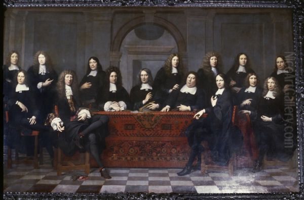 Regenten van het Ambachtskinderhuis te Utrecht. - view 1