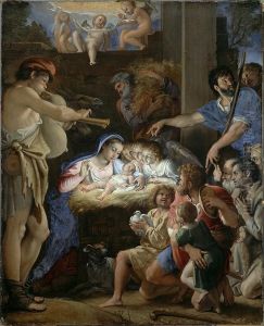 The Adoration of the Shepherds by Domenico Zampieri (Domenichino)