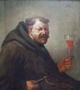 Drinkende monnik