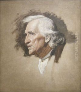 Study Head of a Man by Thomas Satterwhite Noble