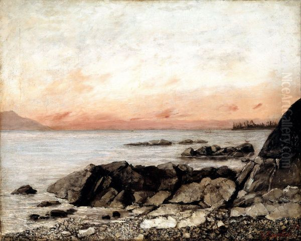 Sunset, Vevey, Switzerland - view 1