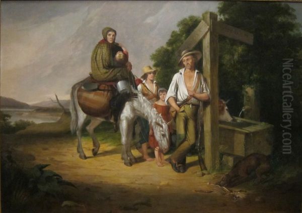 North Carolina Emigrants, Poor White Folk - view 1