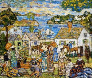 New England Harbor by Maurice Prendergast