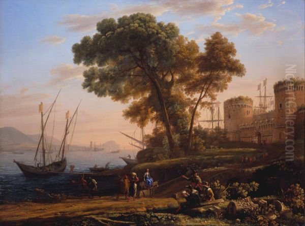 An Artist Studying from Nature - view 1