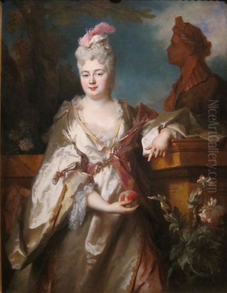 (Jeanne-Cecile le Guay), painting by Nicolas Largilliere, 1713, Cincinnati Art Museum - view 1