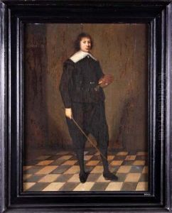 Self-portrait (full-length) by Jan de Stomme