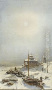 Winter inBorisoglebsk by Alexey Bogolyubov