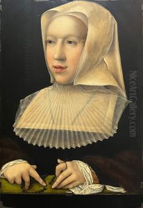 Margaretha van Oostenrijk (1480-1530) by Orley, Bernard van