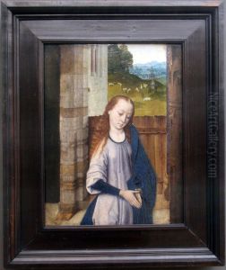 Maria in Anbetung (Fragment) by Dieric Bouts
