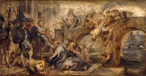 The Capture of Paris by Henry IV by (studio of) Rubens, Peter Paul