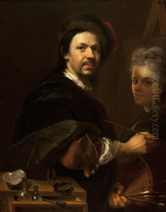 Self-portrait of Johann Kupezky (1667-1740) Self-portrait of Johann Kupezky (1667-1740)
