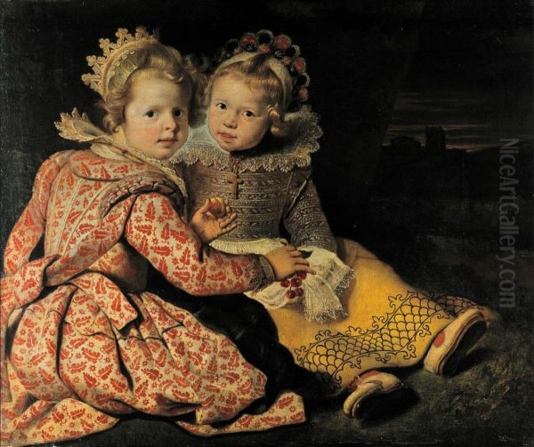 Magdalena (born 1618) and Jan-Baptiste de Vos (born 1619), the Children of the Painter - view 1