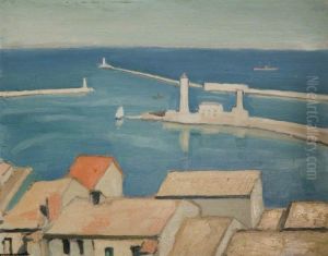 The Port of Cette, Marseilles by Albert Marquet
