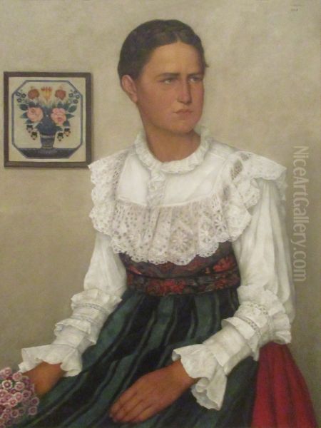 Portrait de jeune fille alsacienne - view 1