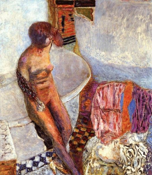 Naked in the bathtub - view 1