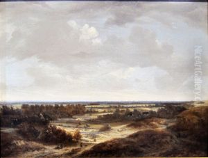 Paysage de dunes by Jan Vermeer van Haarlem the Elder