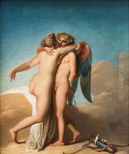 Amor og Psyche favner hinanden - view 1