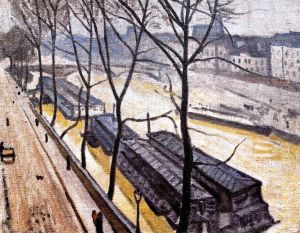 Paris en hiver, Quai Bourbon by Albert Marquet