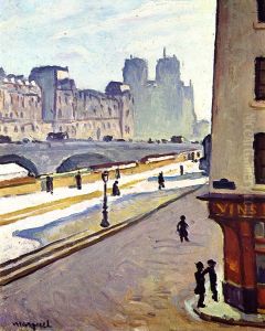 Perspective Notre-Dame by Albert Marquet