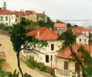 Rue Norvins and Place du Tertre in Montmartre by Albert Marquet