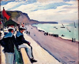 Fecamp Beach by Albert Marquet