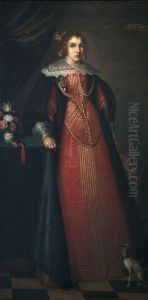 Portrait de Camilla Spinola Balbi by Carlo Ceresa
