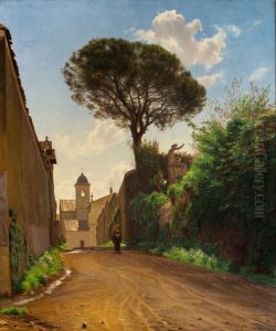 Via San Nicola di Tolentino i Rom by C. A. Kolle