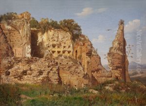 Landscape from Rome, Villa dei Quintili near the Via Appia