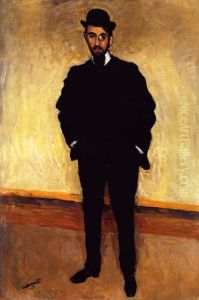Portrait of Andre Rouveyre by Albert Marquet