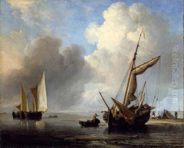Fishing Boats in a Calm - view 1