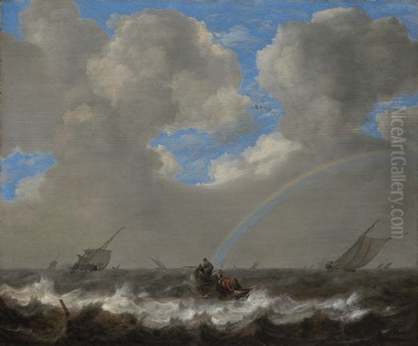 Seascape with a Rainbow - view 1