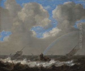 Seascape with a Rainbow