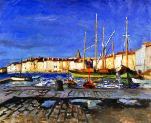The Port of Saint-Tropez by Albert Marquet