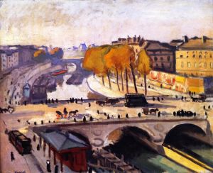 The Pont Saint-Michel and the Quai des Grands Augustins by Albert Marquet