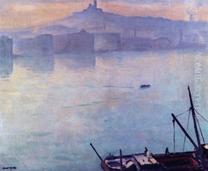 The Port of Marseille, 1918 by Albert Marquet
