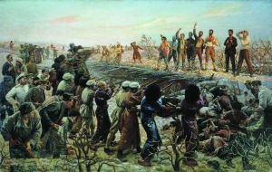 Rasstrel 26 bakinskih komissarov by Isaak Brodsky