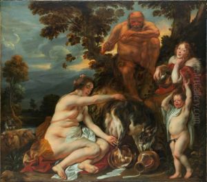 Die Erziehung Jupiters durch die Nymphe Adraste by Jacob Jordaens