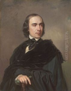 Portrait of Timofey Granovsky by Pyotr Zakharov-Chechenets