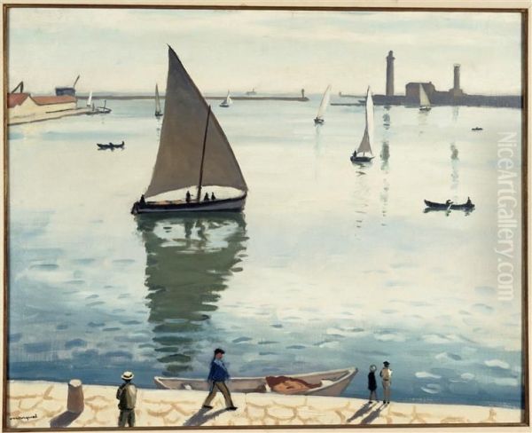 Sailboats in Sete - view 1