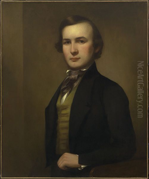 George Henry Durrie Self-Portrait - view 1