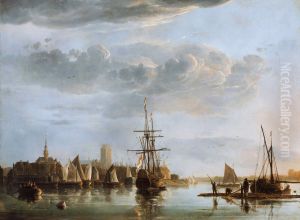 View of Dordrecht by Aelbert Cuyp