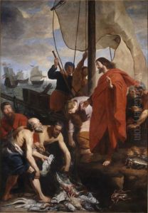 The miraculous draught of fish by Gaspar De Crayer